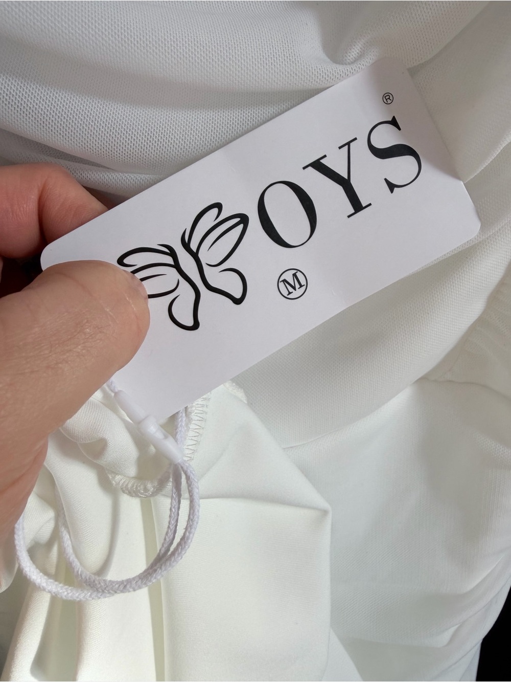 Elegant Off-Shoulder White Mini Dress - Picture 3 of 4